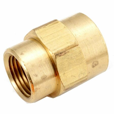 ANDERSON METALS 756119-0402 .25 x .13 in. Brass Reducing Coupling 134167